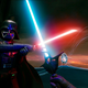 An in-game look at Vader Immortal Episode III.